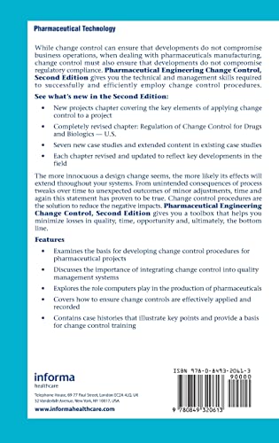 Pharmaceutical Engineering Change Control,Used