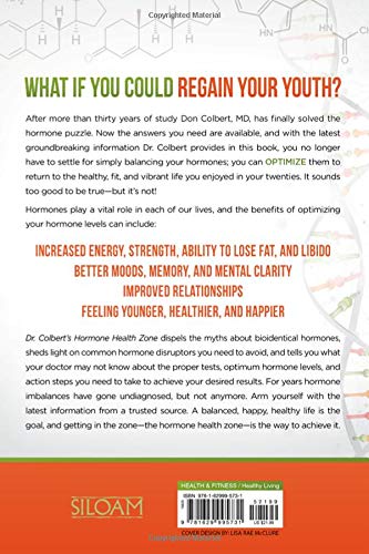 Dr. Colbert's Hormone Health Zone: Lose Weight, Restore Energy, Feel 25 Again!,Used