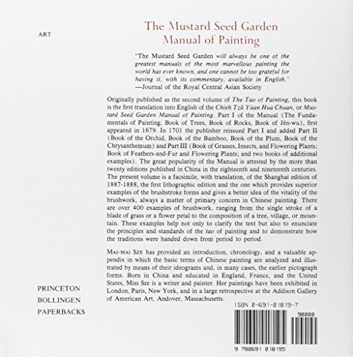 The Mustard Seed Garden Manual Of Painting,New