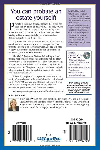 British Columbia Probate Kit