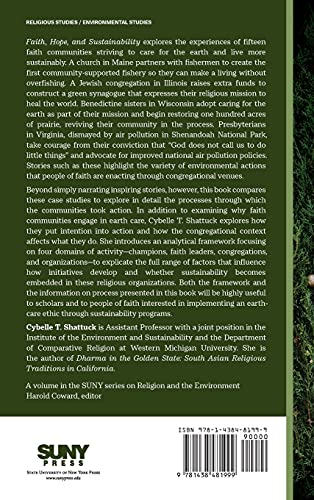 Faith, Hope, and Sustainability: The Greening of US Faith Communities (Suny Series on Religion and the Environment),Used