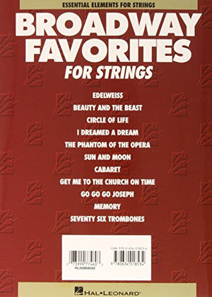 Essential Elements Broadway Favorites for Strings  Violin 1/2,Used