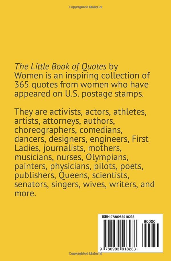 The Little Book of Quotes by Women: Inspiring Words to Live By (Little Quote Books),Used