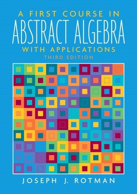 First Course in Abstract Algebra, A,Used