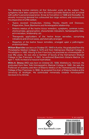 The Twelve Tissue Remedies of Schnssler,New