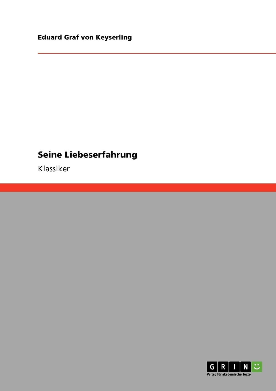 Seine Liebeserfahrung (German Edition),Used