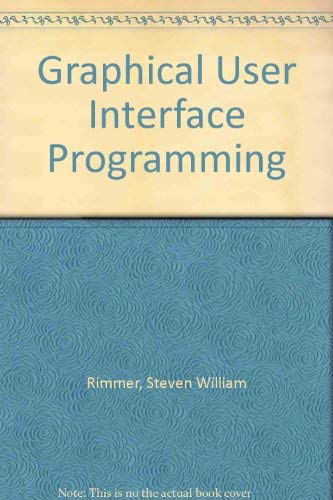Graphical User Interface Programming,Used