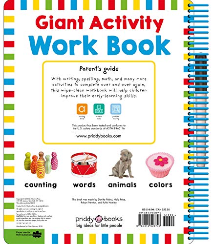 Wipe Clean: Giant Activity Workbook (Wipe Clean Activity Books),New