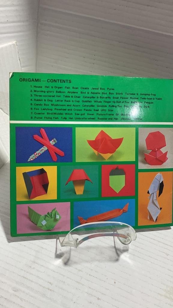 Origami Book 5  Mushroom, Gondola,Used