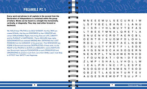 Brain Games  Word Search Puzzles: The U.S. Constitution and the Declaration of Independence,Used