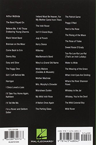 Irish Songs (Guitar Chord Songbooks),Used