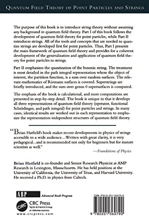 Quantum Field Theory of Point Particles and Strings (Frontiers in Physics),Used