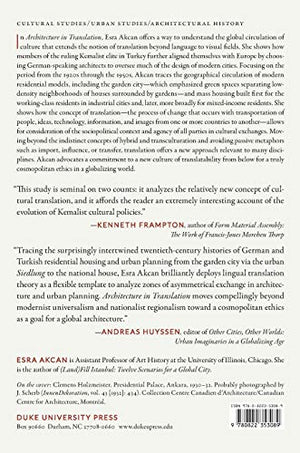 Architecture in Translation: Germany, Turkey, and the Modern House,Used