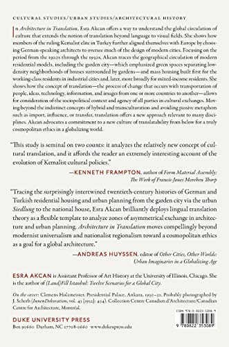 Architecture in Translation: Germany, Turkey, and the Modern House,Used