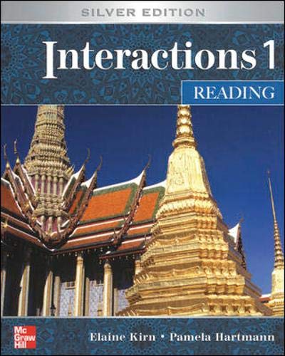 Interactions 1: Reading Student Book, Silver Edition,Used
