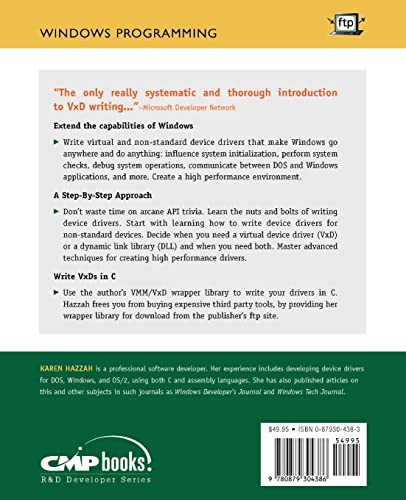 Writing Windows VxDs and Device Drivers,Used
