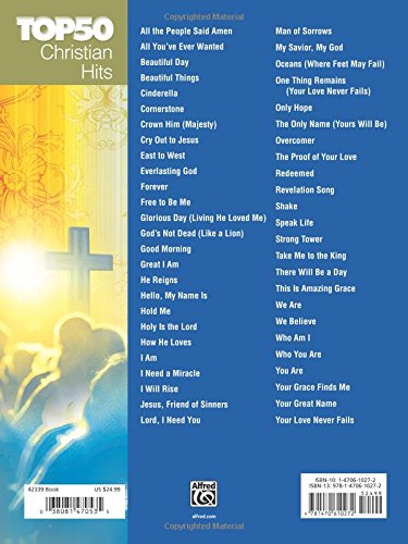 Top 50 Christian Hits: Easy Piano,New
