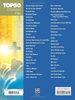 Top 50 Christian Hits: Easy Piano,Used
