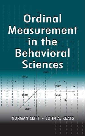 Ordinal Measurement In The Behavioral Sciences,Used