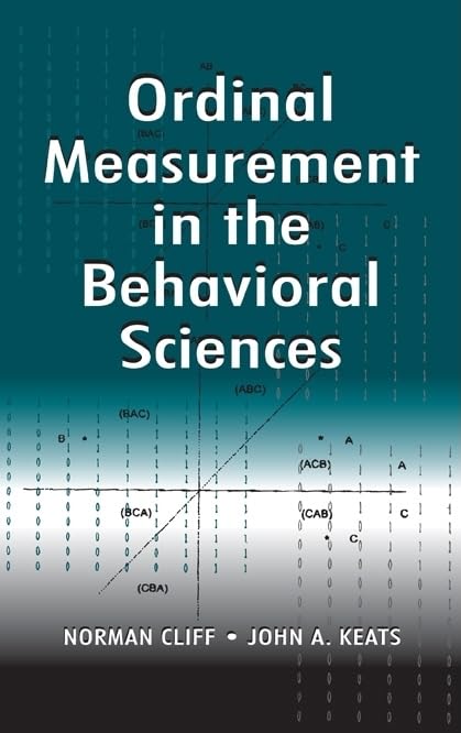 Ordinal Measurement In The Behavioral Sciences,Used