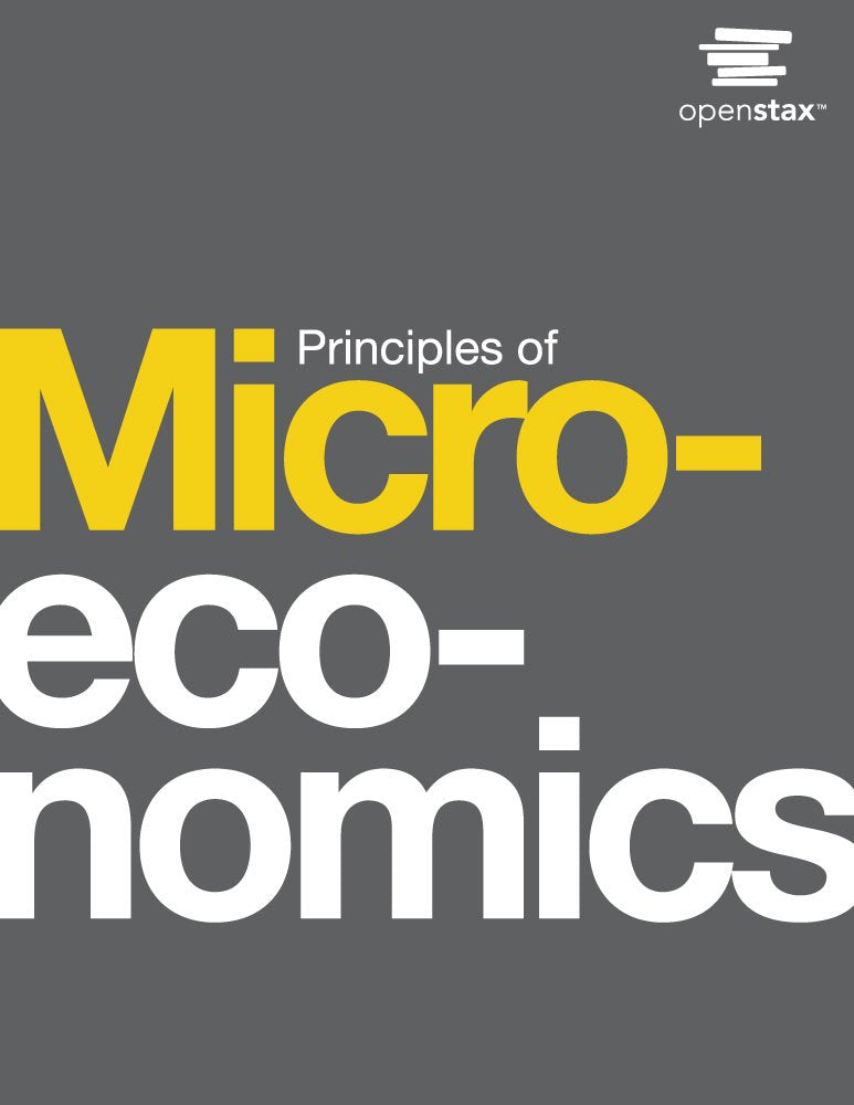Principles of Microeconomics by OpenStax (Official Print Version, hardcover, full color),Used