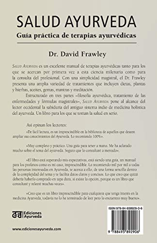 Salud Ayurveda (Spanish Edition),Used