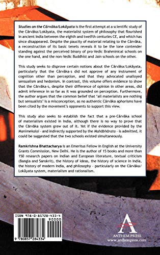Studies on the Carvaka/Lokayata (Cultural, Historical and Textual Studies of South Asian Religions, 1),Used
