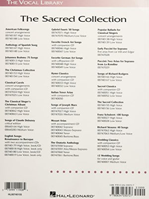 The Sacred Collection: The Vocal Library High Voice,New