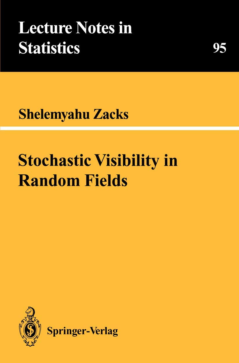 Stochastic Visibility in Random Fields (Lecture Notes in Statistics, 95),Used