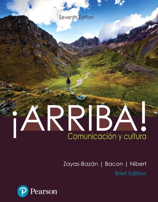 Arriba!: Comunicacin Y Cultura, Brief Edition,New