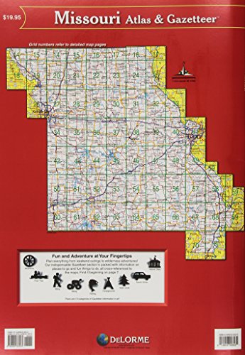 Missouri Atlas & Gazetteer (Delorme Atlas & Gazetteer),Used