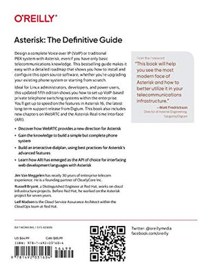 Asterisk: The Definitive Guide: Open Source Telephony for the Enterprise,Used