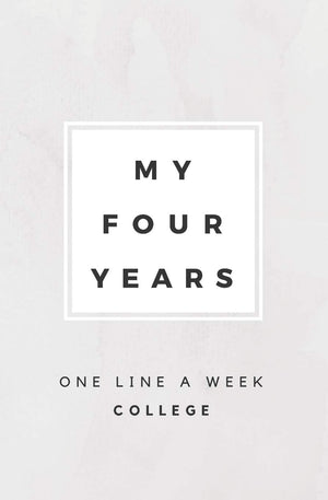 My Four Years: One Line A Week College: College Memory Book,Used
