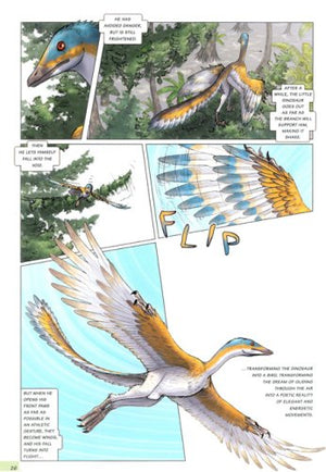 A Jurassic Mystery: Archaeopteryx Pull out Timline of the Dinosaurs World Poster included,Used