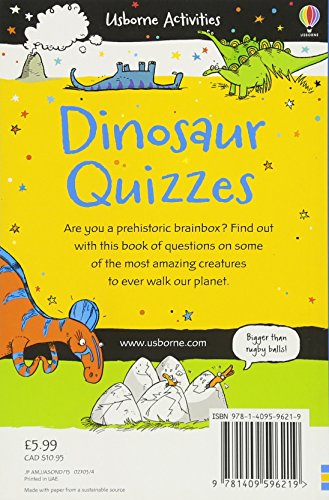Dinosaur Quizzes,Used
