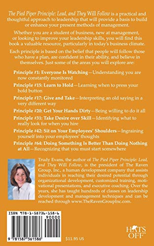 The Pied Piper Principle: Lead, and They Will Follow,Used