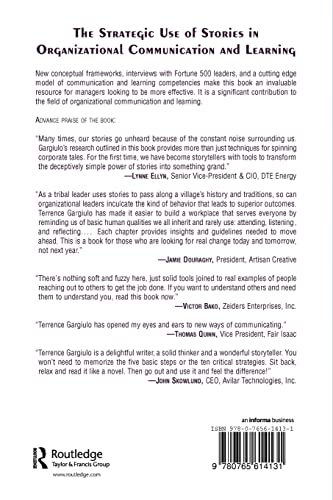 The Strategic Use of Stories in Organizational Communication and Learning,New