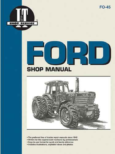 Ford Shop Manual Modelstw5 Tw15 Tw25 & Tw35,New