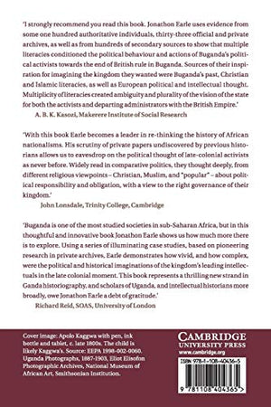 Colonial Buganda and the End of Empire (African Studies, Series Number 138),Used