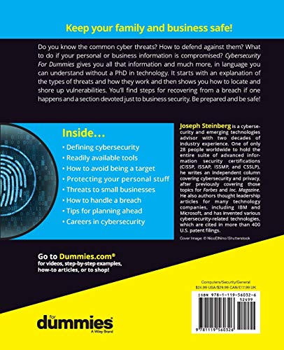 Cybersecurity For Dummies (For Dummies (Computer/Tech))