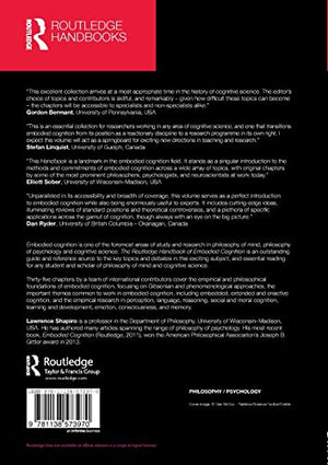 The Routledge Handbook of Embodied Cognition (Routledge Handbooks in Philosophy),Used