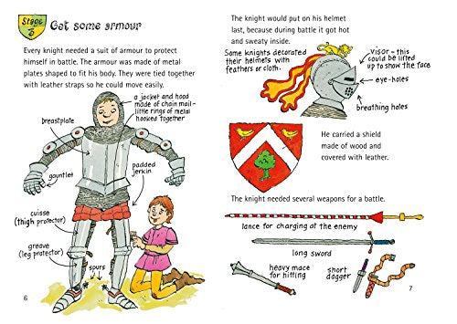 How to be a Knight in 10 Easy Stages: Gold/Band 9 (Collins Big Cat),Used