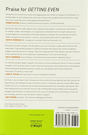 Getting Even: The Truth About Workplace Revenge and How to Stop It,Used