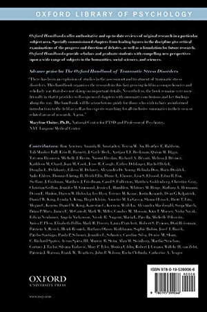 The Oxford Handbook of Traumatic Stress Disorders (Oxford Library of Psychology),Used