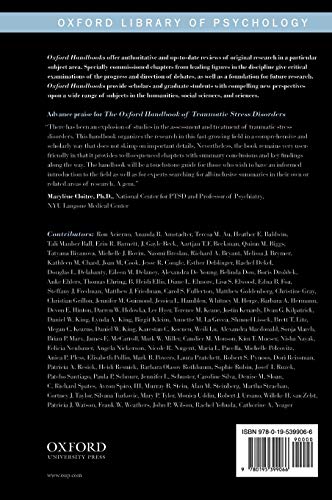 The Oxford Handbook of Traumatic Stress Disorders (Oxford Library of Psychology),Used