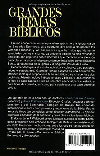 Grandes temas biblicos: 52 doctrinas clave de la Biblia sintetizadas y explicicadas (Spanish Edition),Used