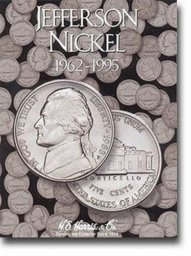 Jefferson Nickels Folder 19621995,Used