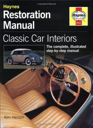 Classic Car Interior Restoration Manual,Used