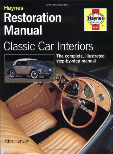 Classic Car Interior Restoration Manual,Used