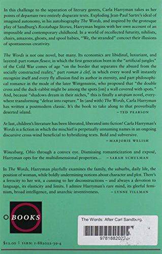 The Words After Carl Sandburg's Rootabaga Stories and JeanPaul Sartre,Used